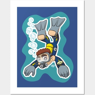 Little Diver Posters and Art